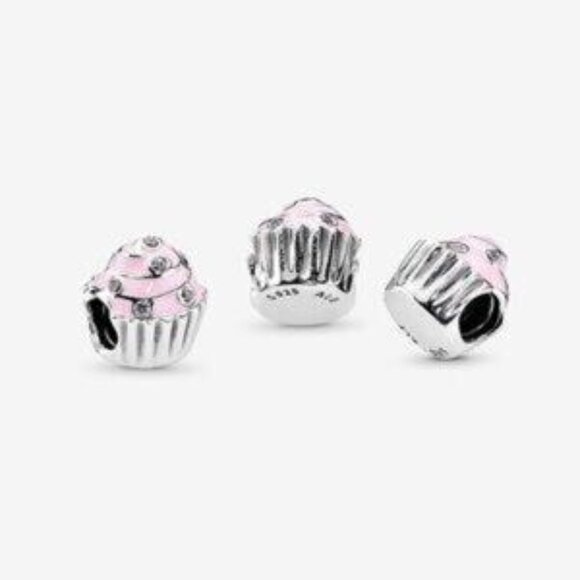 Pandora Pink Cupcake Charm,Perfect Condition - Picture 3 of 4